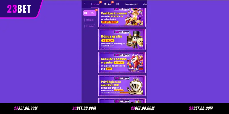 As 23BET Promoção atraentes atualmente disponíveis