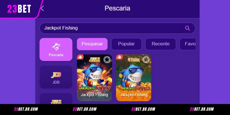 Guia de Participação no Jackpot Fishing 23BET