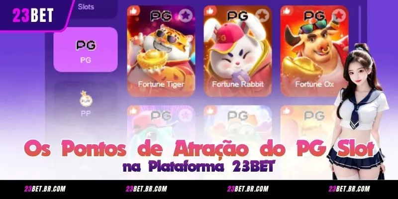 Os Pontos de Atração do PG Slot na Plataforma 23BET